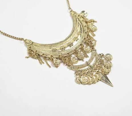 Tribal Statement Gold-Toned Necklace | Collier tribal en or