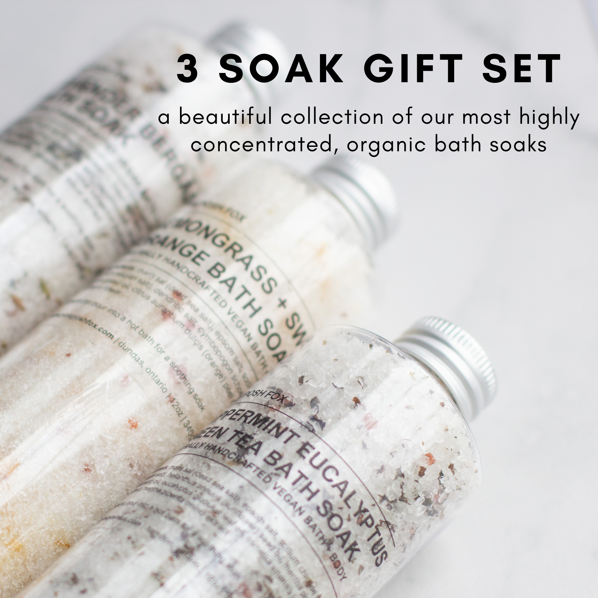 Nourishing Bath Soak Gift Set (Pack of 3)