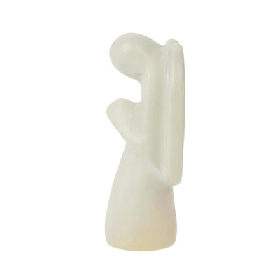 Soapstone Angel Sculpture - Small - Natural Stone