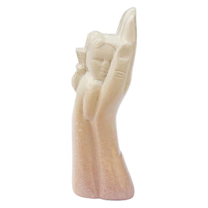 Soapstone Mother's Love Sculpture | Sculpture d'amour maternel en stéatite