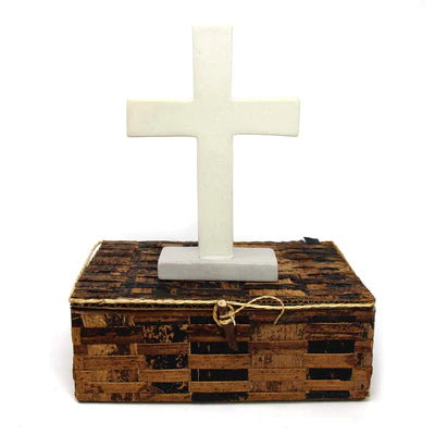 Soapstone Traditional Standing Cross | Croix debout traditionnelle en stéatite