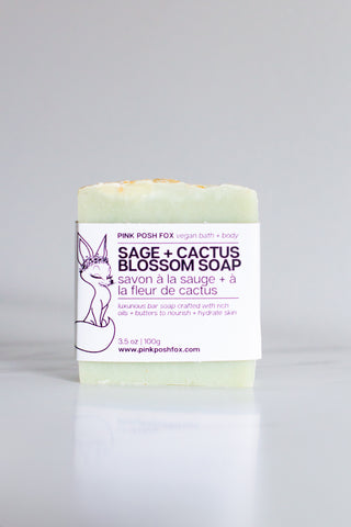 Sage + Cactus Blossom Soap Bar