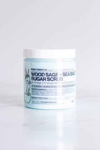 Wood Sage + Sea Salt Sugar Scrub