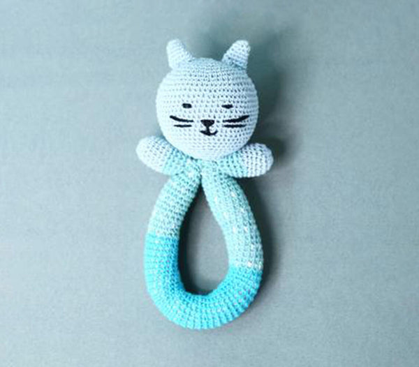 Hand crochet cat soft toy | Peluche de chat au crochet à la main