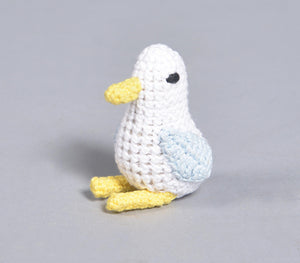 Hand crochet seagull soft toy | Peluche mouette crochetée à la main