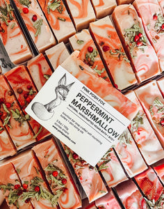 Peppermint Marshmallow Soap - Pink Posh Fox