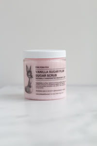 Vanilla Sugar Plum Sugar Scrub - Pink Posh Fox