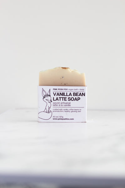 Vanilla Bean Latte Soap - Pink Posh Fox