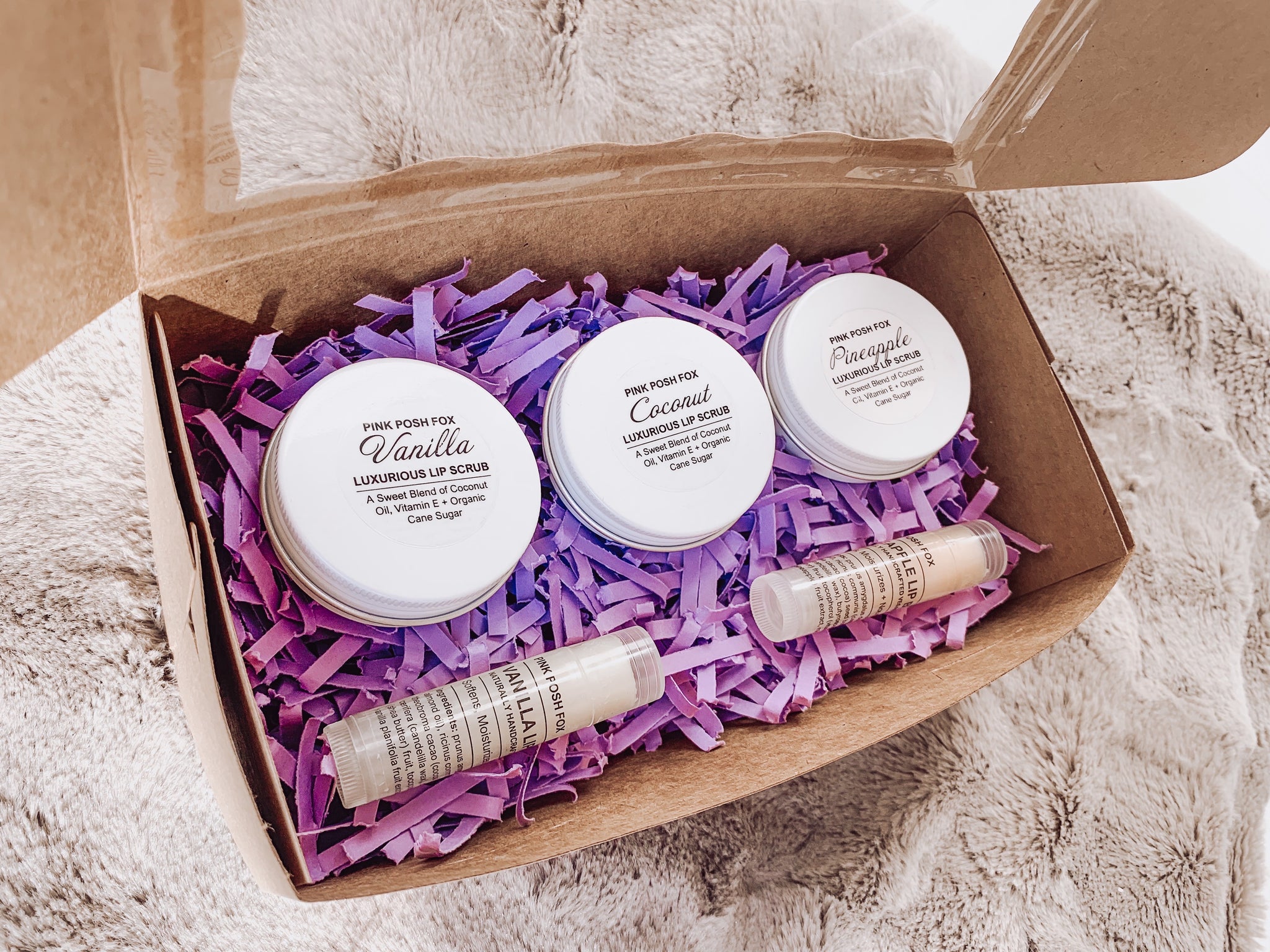 Luxe Lips Gift Set - Pink Posh Fox