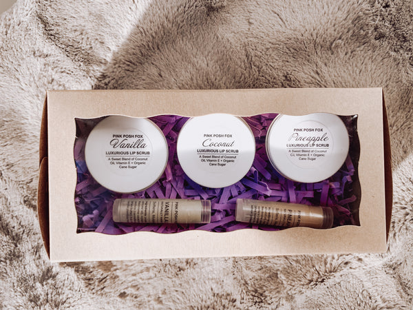 Luxe Lips Gift Set - Pink Posh Fox